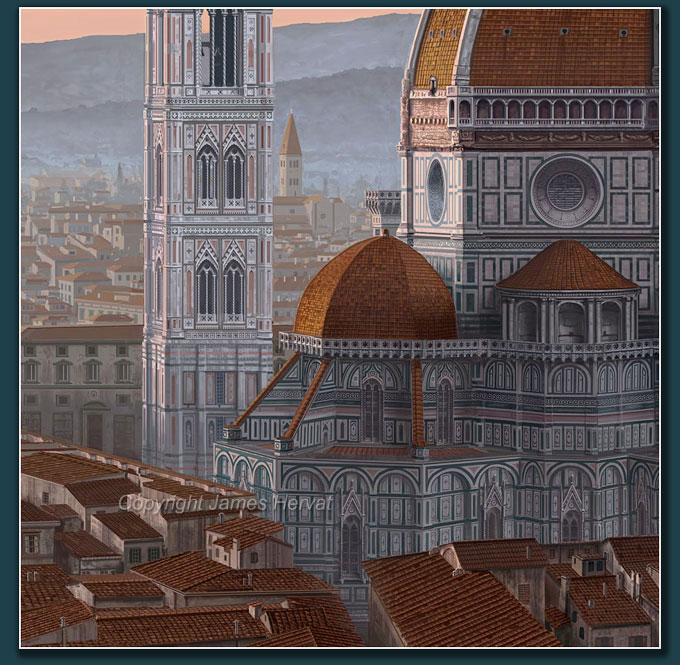Detail view Santa Maria del Fiore cathedral