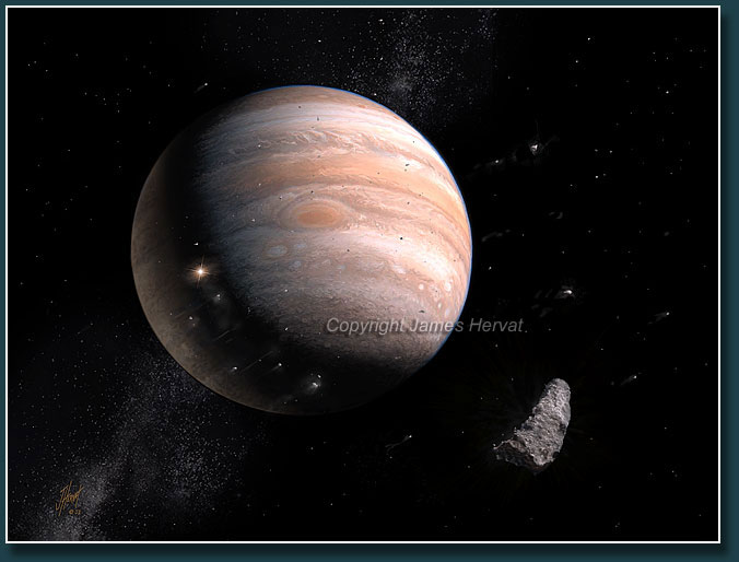 Comet Shoemaker-Levy and Jupiter